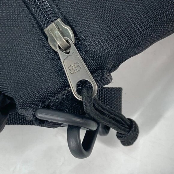 BALENCIAGA 618193 Bottle Holder Drawstring Bag logo Crossbody Pochette Unused - Picture 13 of 15